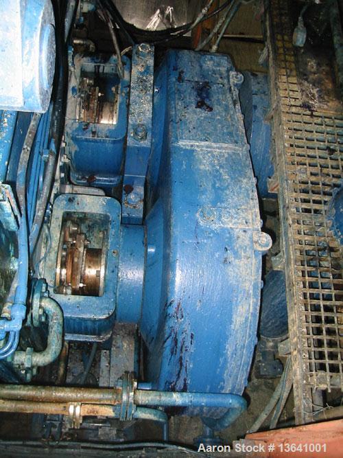 Used-werner Pfleiderer Double Arm Mixer, type UK 20. Material of construction is carbon steel on product contact parts. Tota...