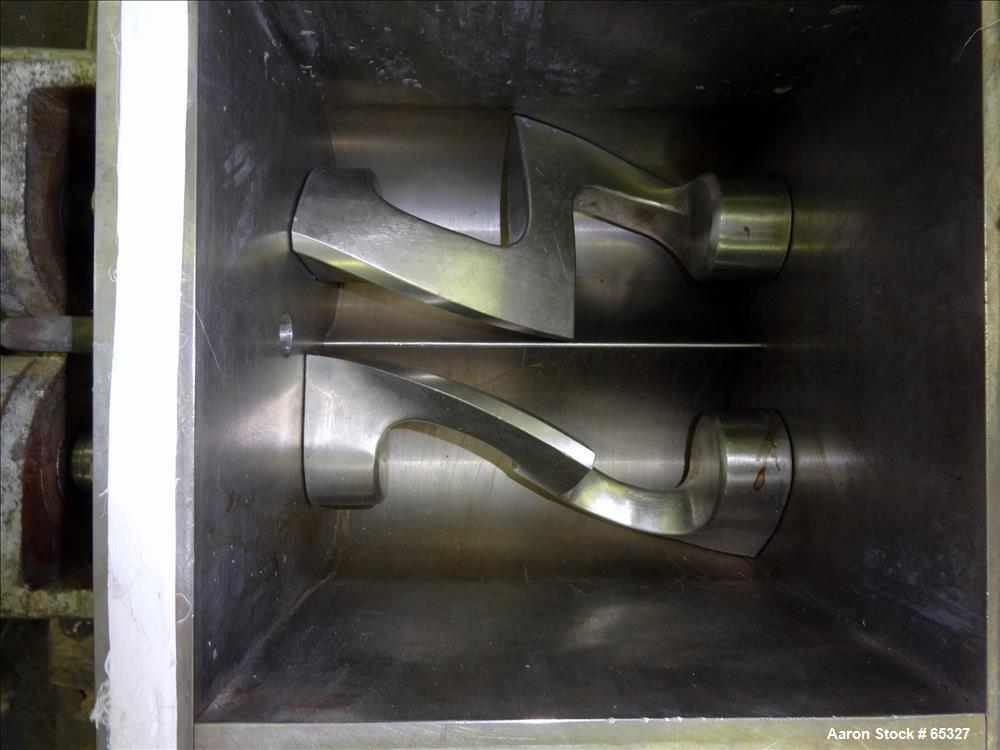 Used Werner & Pfleiderer Double Arm Mixer, 316 Stainless Steel Construction, 2.
