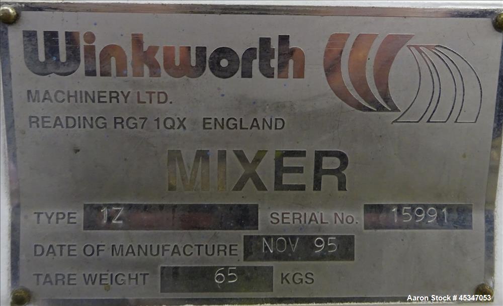 Used Winkworth Sigma Mixer