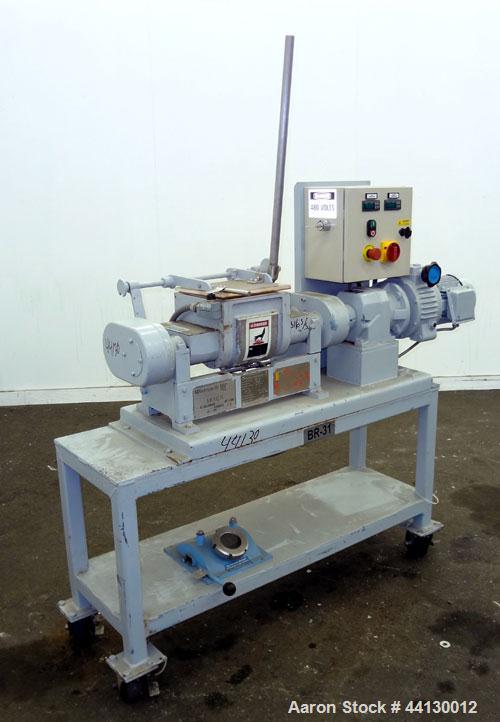 Used Stainless Steel Winkworth Machinery 1 Gallon Double Arm Mixer, Model 8Z SS