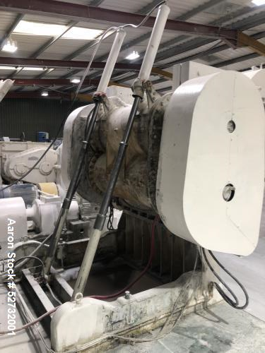 Used Winkworth 160-Gallon Double Arm Sigma Blade Mixer – Tangential Blades – Jacketed – 55 kW – Hydraulic Tilt & Lid – Stainless