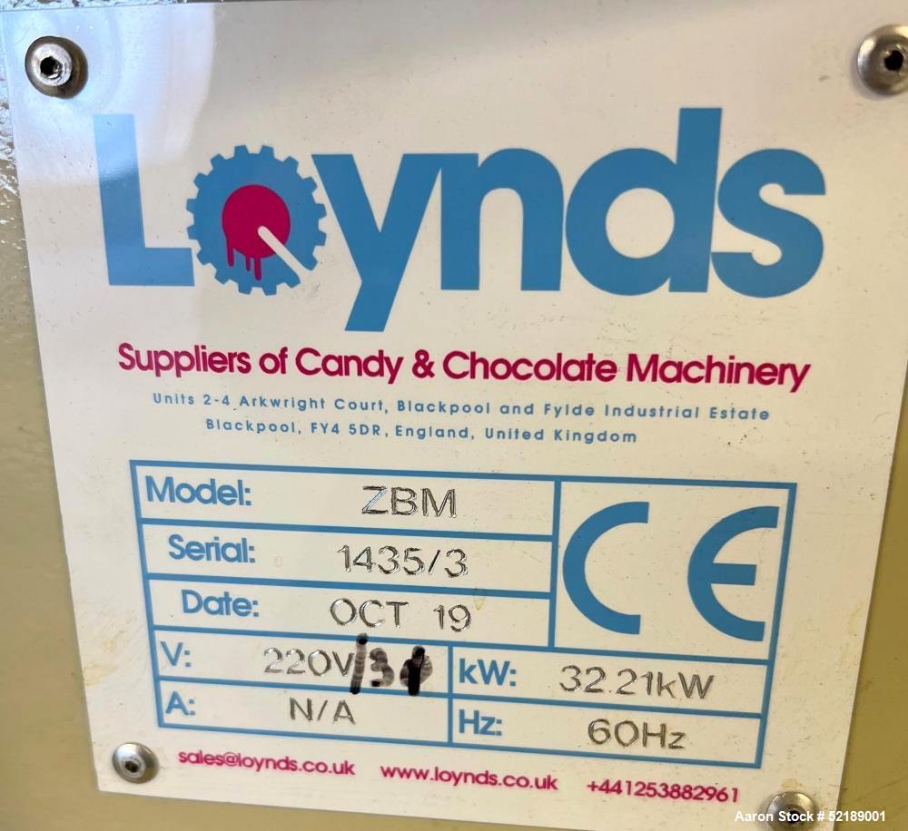 Used Loynds Double Arm Mixer, Model ZBM,  Sigma blade