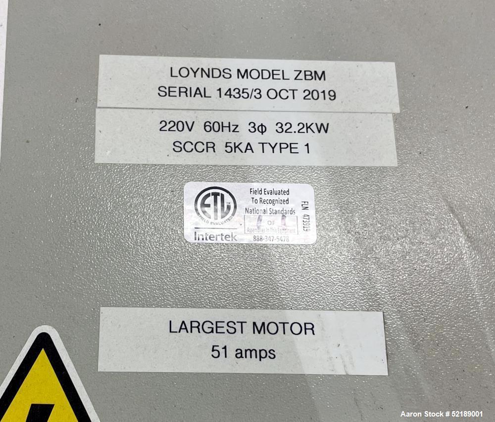 Used Loynds Double Arm Mixer, Model ZBM,  Sigma blade