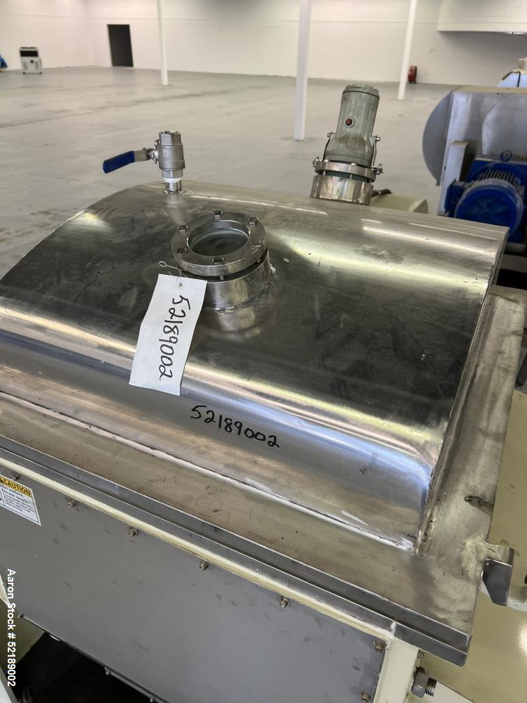 Used Loynds Double Arm Mixer, Model ZBM, Stainless Steel Contact Areas. Approximate 50 gallon working capacity. Jacketed bowl approximate 27.75" left to right x 33-1/8" front to back x 17-3/4" deep w...