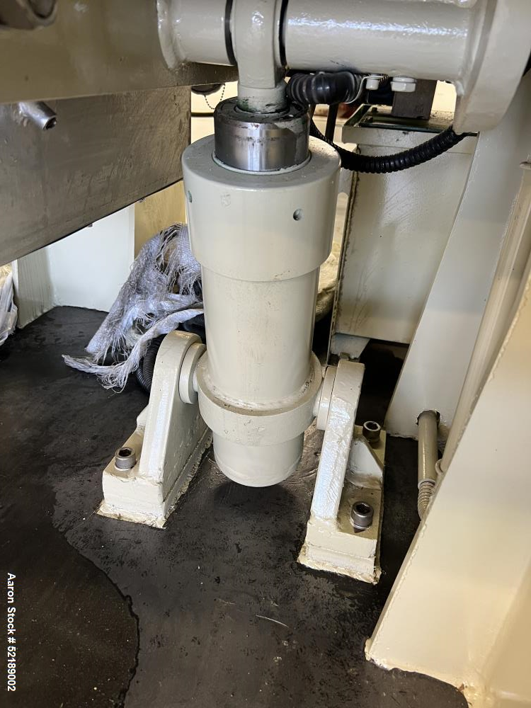 Used Loynds Double Arm Mixer, Model ZBM, Stainless Steel Contact Areas. Approximate 50 gallon working capacity. Jacketed bowl approximate 27.75" left to right x 33-1/8" front to back x 17-3/4" deep w...