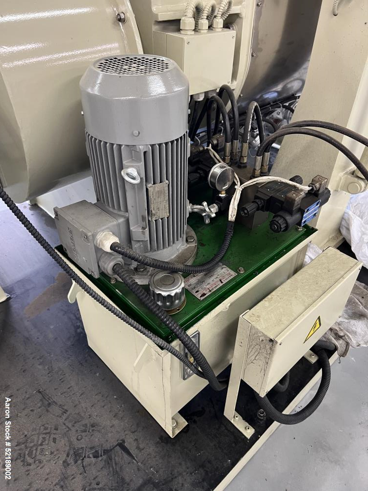 Used Loynds Double Arm Mixer, Model ZBM, Stainless Steel Contact Areas. Approximate 50 gallon working capacity. Jacketed bowl approximate 27.75" left to right x 33-1/8" front to back x 17-3/4" deep w...
