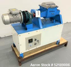 Used- Double Arm Mixer,  Stainless Steel. Approximate 0.75 gallon working capacity. Jacketed bowl with electric heaters appr...