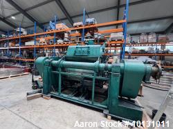 Used AMK Double Arm Mixer VIU Strength Class IV – 1500L Capacity, 316SS, 135HP, Tilt Discharge, Built 2005