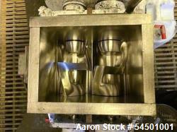 Used Aaron Process 1 Gallon Lab Sigma Blade Mixer. Model LNG-1. 304 Stainless Steel bowl measures 7" wide x 9-3/8" long x 8-...