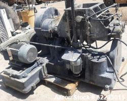 Used- Baker Perkins 10-Gallon Double Arm Mixer. Jacketed, sigma blade mixer, carbon steel construction. 10 Gallon working ca...