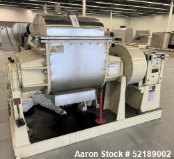 Used-Loynds Double Arm Mixer, Model ZBM, Stainless Steel Contact Areas. Approximate 50 gallon working capacity. Jacketed bow...