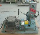 Used Aaron Process Equipment Lab Size Double Arm Mixer, 1/4 gallon working capacity, T304 stainless steel.Jacketed bowl 4