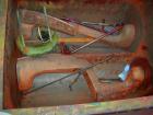 USED: Double arm mixer, low boy design, approximate 200 gallon working capacity, carbon steel. Jacketed bowl 53