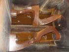Used AMK Double Arm Mixer, steel construction.  Total volume 264 gallons (1000 liters).  Two arms Loher Z, two speeds 40 and 50 hp, 30 and 42 kW, 785 and 1485 rpm.  Interior tank dimensions 3.6' x 3....