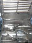 USED: AMK Z-blade mixer, driven by a 4 kW motor. Material of contactparts is stainless steel, capacity 21 gallon (80 liter), workingcapacity 13 gallon (50 liter). Trough sizes 19.6