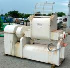 USED: AMK double arm mixer, 52.8 gallon working capacity (200 liter), model IIU, carbon steel. Non-jacketed bowl 27-1/2