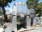 Used Aaron Process 200 Gallon (26.74 cubic feet) capacity Vacuum Drying Sigma Mixer – All Stainless, 125 HP, Jacketed, ASME