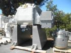Used Aaron Process 200 Gallon (26.74 cubic feet) capacity Vacuum Drying Sigma Mixer – All Stainless, 125 HP, Jacketed, ASME