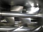 Used Aaron Process 200 Gallon (26.74 cubic feet) capacity Vacuum Drying Sigma Mixer – All Stainless, 125 HP, Jacketed, ASME