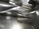 Used Aaron Process 200 Gallon (26.74 cubic feet) capacity Vacuum Drying Sigma Mixer – All Stainless, 125 HP, Jacketed, ASME