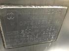 Used Aaron Process 200 Gallon (26.74 cubic feet) capacity Vacuum Drying Sigma Mixer – All Stainless, 125 HP, Jacketed, ASME