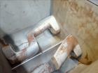 Used Carbon Steel Aaron Process Double Arm Mixer, 300 gallon capacity