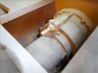 Used Carbon Steel Aaron Process Double Arm Mixer, 300 gallon capacity