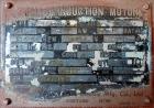 Used Carbon Steel Aaron Process Double Arm Mixer, 300 gallon capacity