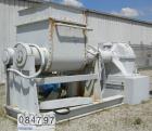 Used Carbon Steel Aaron Process Double Arm Mixer, 300 Gallon Working Capacity