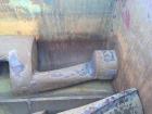 Used: Carbon Steel Aaron Process Double Arm Mixer, 500 gallon working capacity