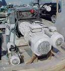 USED: F-Aoustin double arm mixer, 34 gallon, 304 stainless steel, sigma blades tangential, bowl dimensions 26