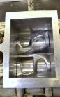 Used Baker Perkins Lab Size Double Arm Mixer, Approximate (0.75) Gallon Working Capacity, 316 Stainless Steel. Carbon steel jacketed bowl 5-1/4
