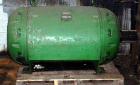 USED: Baker Perkins sigma blade mixer, 400 gallon, carbon steel. Tangential blades, hot oil jacket, 60 hp main drive, bottom dump discharge.