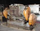 Used: Carbon Steel Baker Perkins JIMII double arm mixer, 100 gallon working capacity