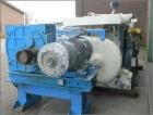 Used Guittard Double Arm Mixer, Type Polymix M-200.Material of construction is carbon steel.Total capacity 530 gallons (2000 liters), working capacity 396.8 gallons (1500 liters).Bowl size 54.6