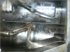 Used Guittard Double Arm Mixer, Type Polymix M-200.Material of construction is carbon steel.Total capacity 530 gallons (2000 liters), working capacity 396.8 gallons (1500 liters).Bowl size 54.6