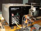 USED: Haake Buchler Rheocord 40 double arm mixing system consisting of (1) model 8040000 drive unit 3/60/230 volt, 30 amps; (1) model 8040000 CPU unit 1/60/230 volt, 20 amps; (2) model 750 mixing hea...