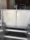 Used- Howard Double Arm Mixer, Approximate 200 Gallon, 304 Stainless Steel.