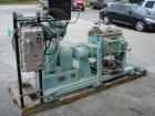 Used-  JH Day Double Arm Mixer, approximately 5 gallon, stainless steel tilt discharge