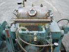 Used-  JH Day Double Arm Mixer, approximately 5 gallon, stainless steel tilt discharge