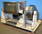 Used J.H. Day Double Arm Mixer, 150 gallon working capacity, 225 total, 304 stainless steel.  Non-jacketed bowl 46