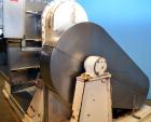 Used J.H. Day Double Arm Mixer, 150 gallon working capacity, 225 total, 304 stainless steel.  Non-jacketed bowl 46