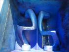 Used J H DAY Double Arm Mixer, Approximate 150 Gallon, Carbon Steel.