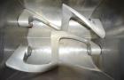 Used J.H. Day Double Arm Mixer, Approximately 150 Gallon, Stainless steel. Non-jacketed bowl approximate 48