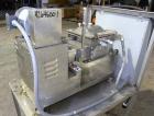 Used Jaygo Lab Size Apollo Sigma Blade Double Arm Mixer, approximate 0.7 gallon working capacity (0.0353 to 0.1059 cubic feet), model ASBM-1, 304 stainless steel. Stainless steel jacketed bowl 6’’ le...