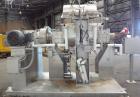 Used Littleford Day Sanitary Mogul Double Arm Mixer, Model 100.  100 Gallon working capacity (150 total), 304 stainless steel on product contact areas. Jacketed bowl 40