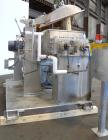 Used Littleford Day Sanitary Mogul Double Arm Mixer, Model 100.  100 Gallon working capacity (150 total), 304 stainless steel on product contact areas. Jacketed bowl 40