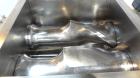 Used Littleford Day Sanitary Mogul Double Arm Mixer, Model 100.  100 Gallon working capacity (150 total), 304 stainless steel on product contact areas. Jacketed bowl 40