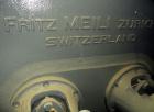 Used Fritz Meili Double Arm Mixer, 33 gallon working capacity, type LNS125, 316 stainless steel. Non-jacketed bowl 20-7/8