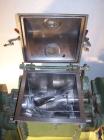 Used Netzsch Double Arm Mixer. Material of construction is stainless steel on product contact parts. Capacity 9.26 gallons (36 liters). Non-jacketed bowl and rated for vacuum (-1). Z-blades. 6.6 hp/4...